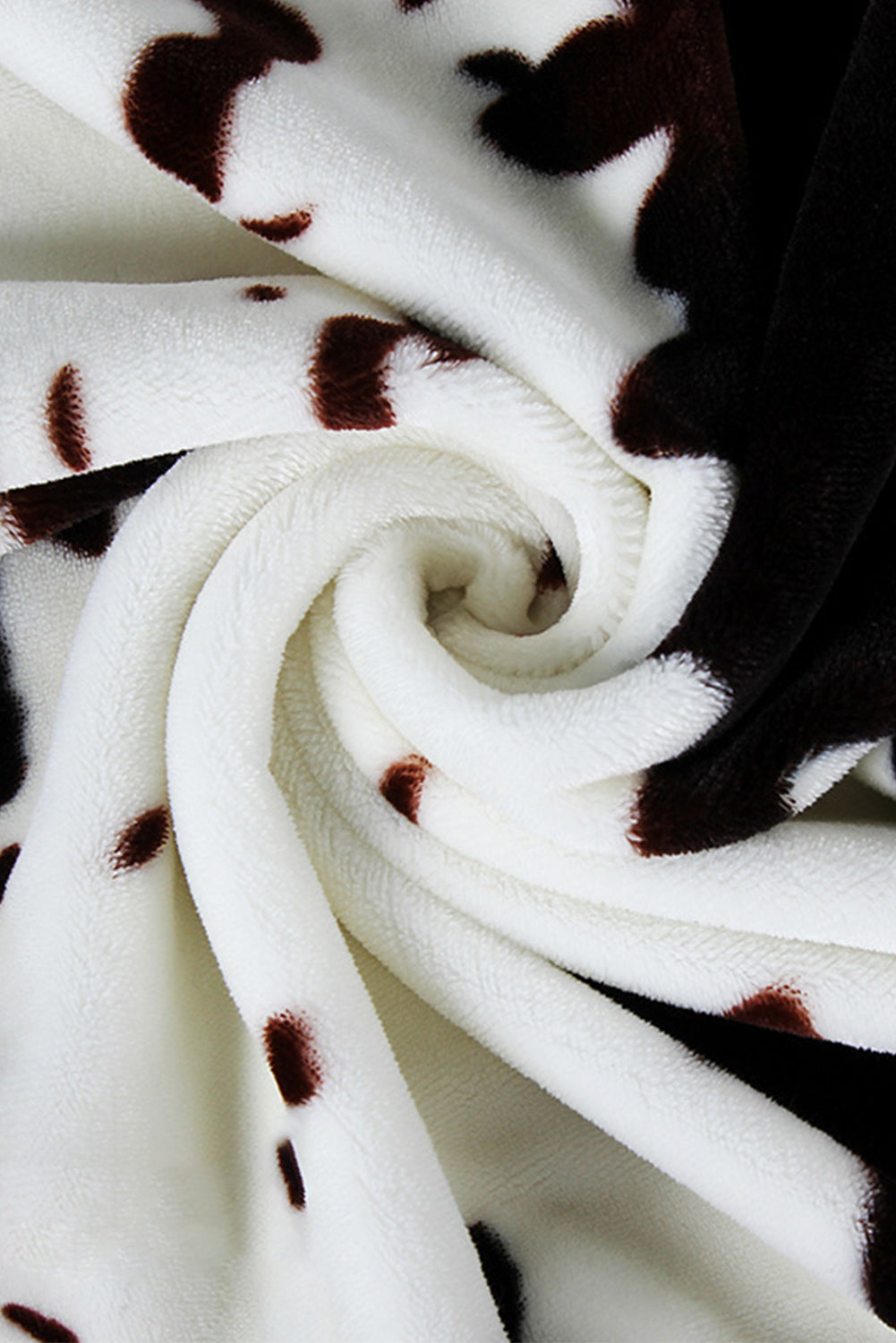 Multicolour Animal Spots Plush Blanket