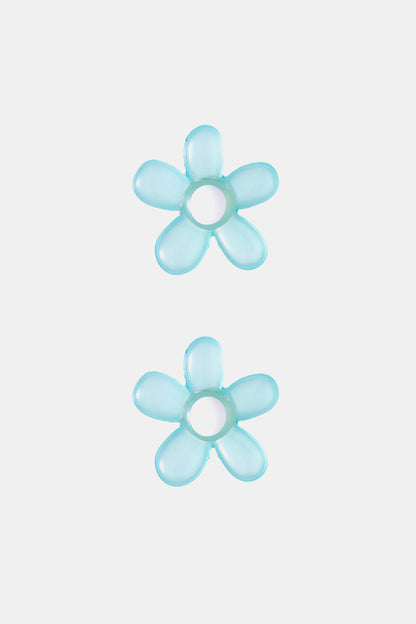 Flower Shape Resin Earrings